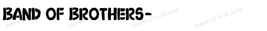 Band of Brothers字体转换